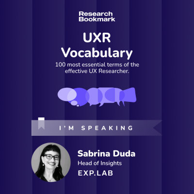 UXR Vocabulary